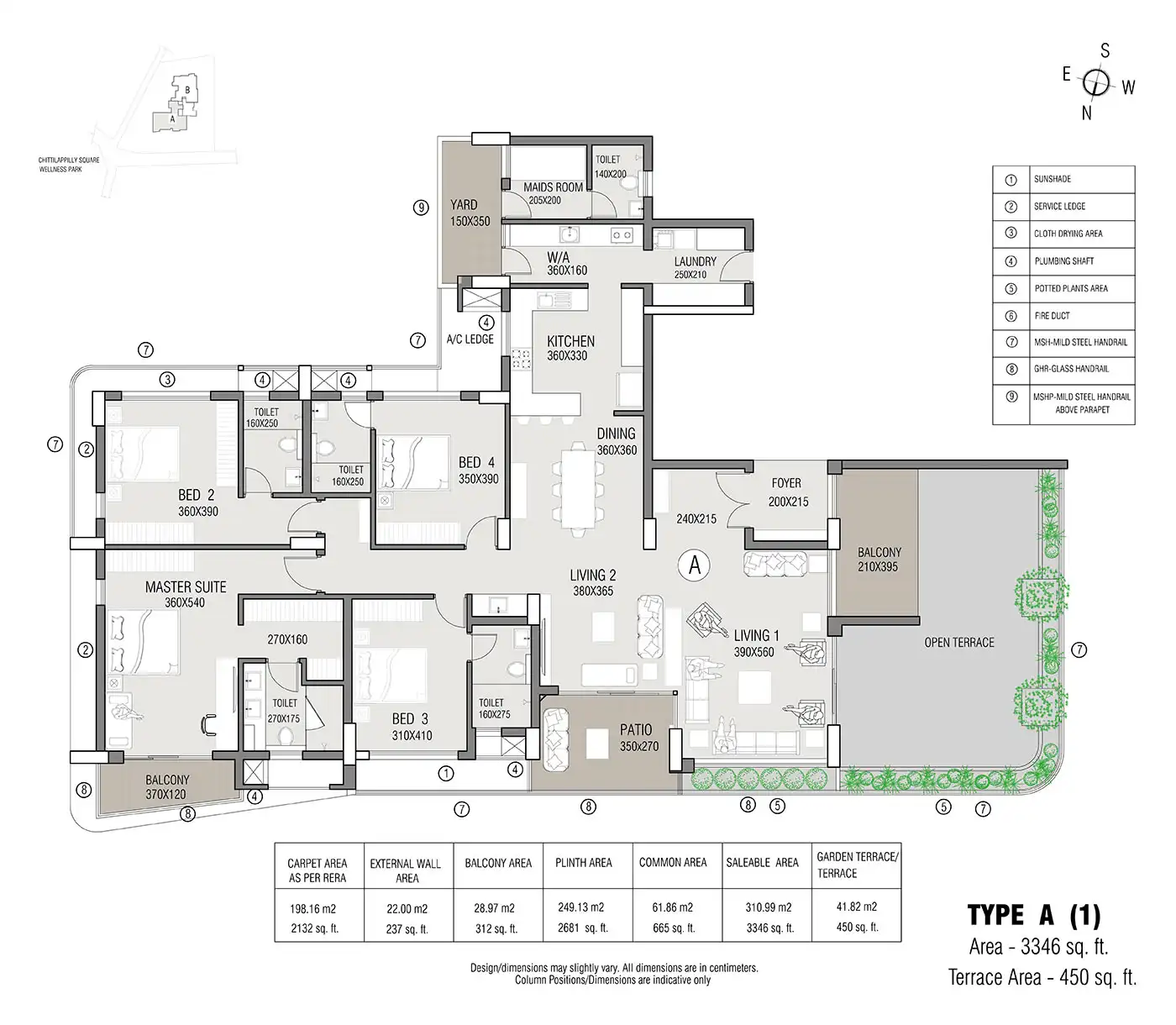 Architectural layout of Indiabulls Dwarka Expressway, showcasing the design